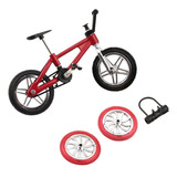 Conjunto De Brinquedos Para Bicicleta De Dedo, Vermelho