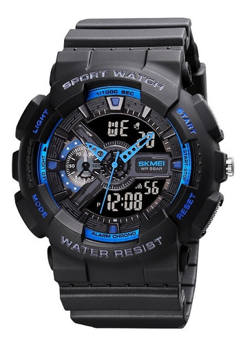 Reloj Hombre Skmei 1688 Cronometro Digital Camuflado Militar