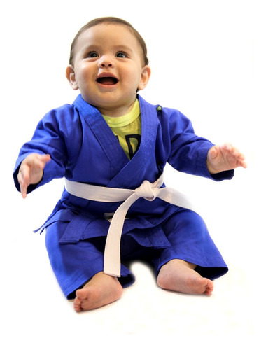 Kimono Para Bebês Até 6 Meses De Idade B1 - Kimono Baby Azul