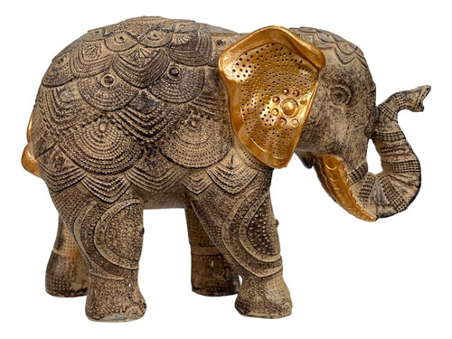 Adorno Elefante Decorativo Figura Decorativa 20x14cm