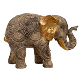 Adorno Elefante Decorativo Figura Decorativa 20x14cm