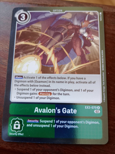 Avalon's Gate - Draconic Roar (e-carta Digimon Bandai Brilla