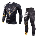 Traje De Gimnasia Outdoor Fitness Secado Rápido Stretch Runn