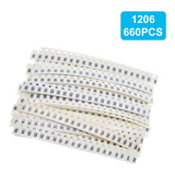 Kit Resistencias Smd 1206 660pcs 1ohm - 1mohm 33val X 20pcs