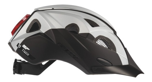 Casco Para Bicicleta Gw M7 Con Luz Gris/negro