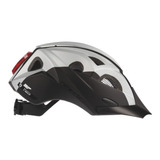 Casco Para Bicicleta Gw M7 Con Luz Gris/negro