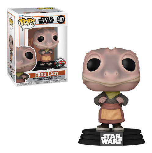 Boneco Frog Lady 487 Star Wars - Funko Pop