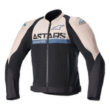 Jaqueta Alpinestars Smx Air Marrom Claro Preto Azul