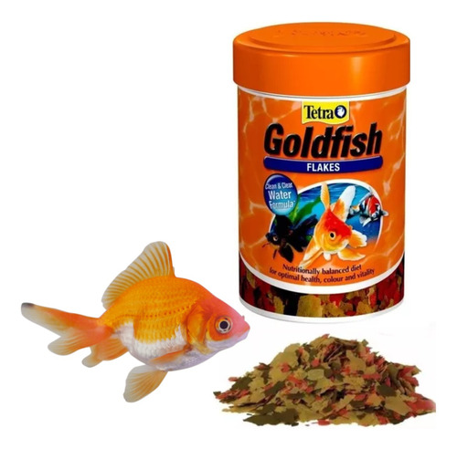 Alimento Peces Agua Fría Acuario Pecera Tetra Goldfish 62g 