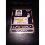 Credencial De  Prensa, Copa America 1991, Chile