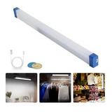 Lámpara Emergencia Barra Led Portátil Multiuso 52cm Closet Color Blanco