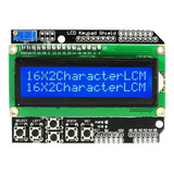 Shield Display Lcd 16x2 Azul Keypad Para Con Teclado