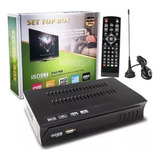 Set Decodificador Isdbt Señal Gratuita Digital Hd + Antena 