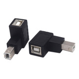 Kework 2 Pack Usb Tipo B 2.0 Extensores, 90 Grados De Ngulo