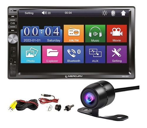 Estereo Pantalla Tactil 7 Bluetooth + Camara Estacionamiento