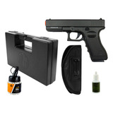 Pistola Airsoft Metal Glock V20 + Kit Atirador Profissional