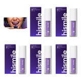 5x Pasta De Dientes Hismile V34, Color Morado