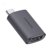 Adaptador Ugreen Us320 Micro Usb Tipo C Para Hdmi Cinza