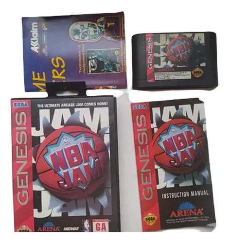 Id 11 Nba Jam Cib Mega Drive Original Sega Genesis 