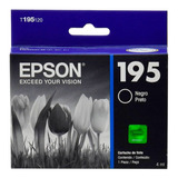 Cartucho Tinta Epson T195 Negro T195120 C13t19512a Original