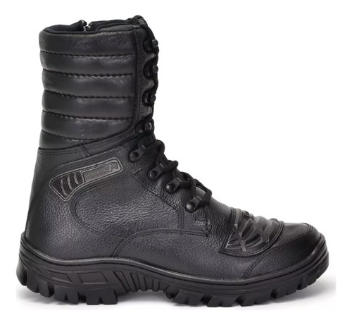 Coturno Bota Tatico Militar Fbi Rocan Bope Elite Ziper 5188