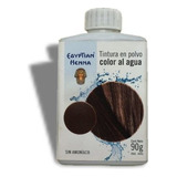  Tintura En Polvo Egyptian Henna Color Al Agua Pote 90g Tono Nº5 Castaño Claro