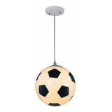 Lampara Colgante Infantil Pelota De Futbol 25cm Envio 