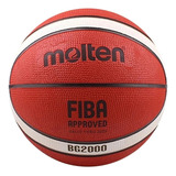 Pelota De Basquet Basket Molten N*7 Gr7 Vulcanizada - Bsfit. Color Naranja