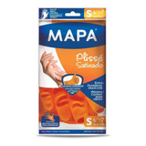 Guantes Mapa Plisse Satinado Chico