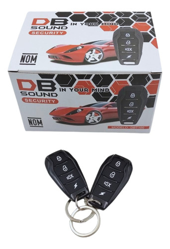 Alarma Automotriz Db Sound Dbt100 2 Controles