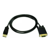 Cabo Displayport Para Vga Macho Com 1,80 Metros