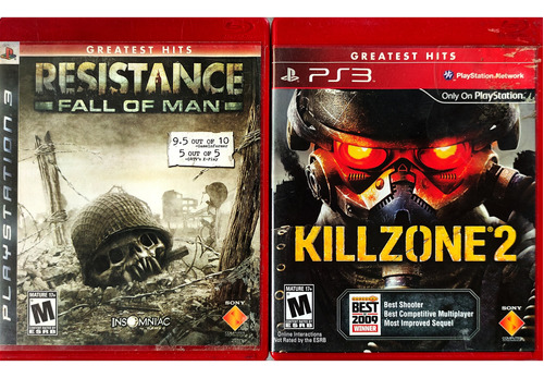 Killzone 2 Con Resistance Fall Of Man Ps3