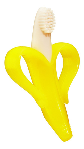 Bebé Banana Infantil Entrenamiento Cepillo De Dientes Y Mord
