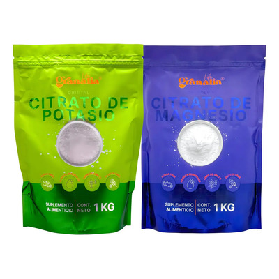 Citrato De Magnesio Y Citrato De Potasio En Polvo 1 Kg Granalia | MercadoLibre