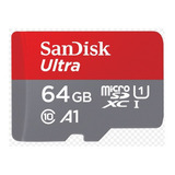 Memoria Microsd Sandisk Ultra A1 64gb Sdhc Clase 10 120mb