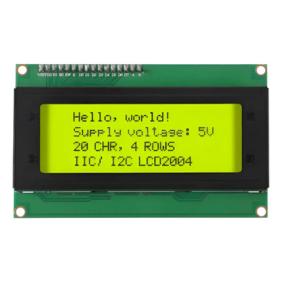 Display Lcd Pantalla 20x4 2004 Fondo Verde 5v Arduino Pic | MercadoLibre