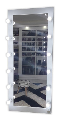 Espejo Maquillaje Vestidor 1.70 X 70 10 Led Todoespejos