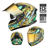 Hax Casco Para Motociclista Dot + Ece 06 Talla L 