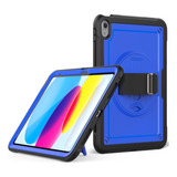 Alta Calidad Funda Honeycomb Azul Oscuro Para iPad 10th Gen