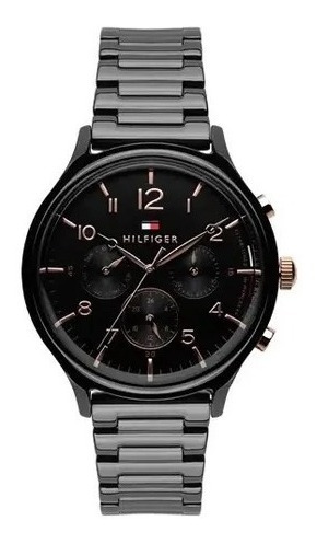 Reloj Tommy Hilfiger Mujer Acero Negro 1781894 100% Original