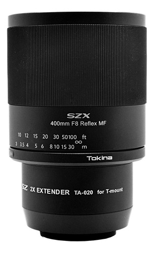 Lente Tokina Szx 400mm F/8 Reflex Mf Extensor 2x Para