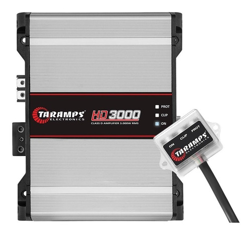 Modulo Taramps Hd 3000 1 Ohm 3000w Amplificador Automotivo