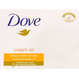 Dove Beauty Cream Bar Con Aceite De Argán Marroquí, 3.5 O.