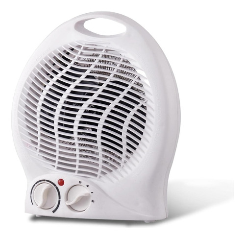 Calentador Estufa Termostato Ventilador 2000w Color Blanco