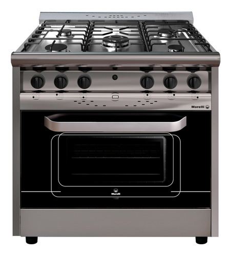 Cocina Industrial Morelli Forza 900 A Gas/eléc 5h. Ac. Inox.