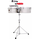 Timbales Lp Prestige 15 & 16 Con Atril Cromados Lp1516-s