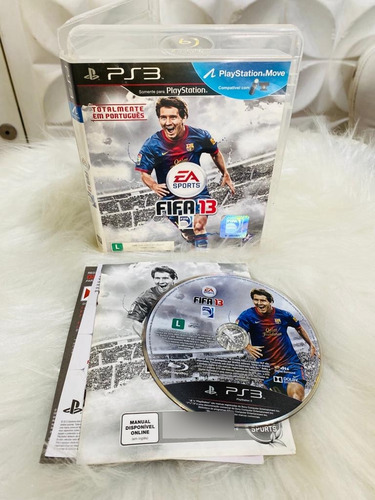 Playstation 3 Jogo - Midia Fisica Fifa 13 Pt - Blus-31050