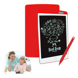 Lousa Magica Infantil Digital 10 Lcd Tablet Desenho Premium Cor Vermelho