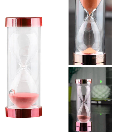 Temporizador Reloj De Arena 30 Minutos Decorativo O Cocina Color Rojo Cilindro