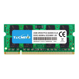 Memoria Ram Tecmiyo 2gb Ddr2-800 Sodimm Pc2-6400s Portátil